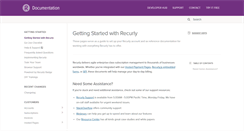 Desktop Screenshot of docs.recurly.com